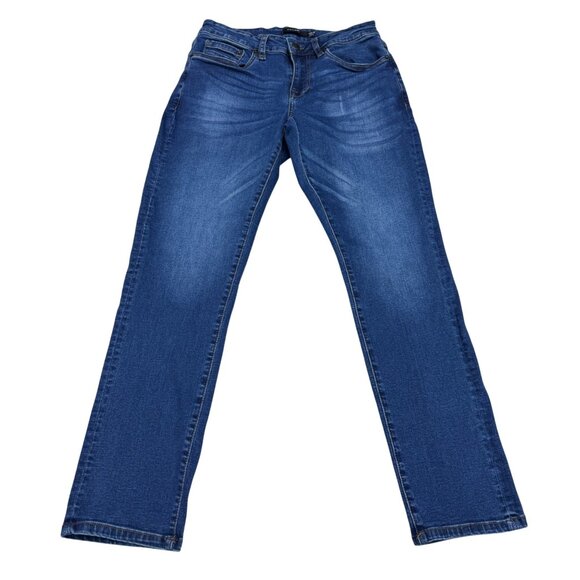 Tahari Denim - Tahari Women's Blue Low Rise Jean Medium Wash Denim Pants, Size 30x30